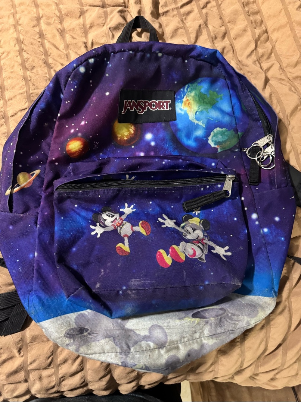 JanSport Disney Mickey Minnie Space Mouse Backpack
